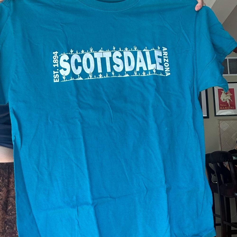 Blue Scottsdale Graphic T-Shirt